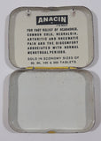 Vintage Whitehall Laboratories Anacin 12 Analgesic Tablets Fast Pain Relief Tin - Empty