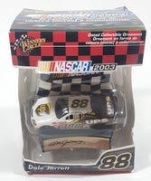 2003 Trevco Winner's Circle NASCAR Dale Jarrett #88 UPS Ford Car and Flag Shaped Christmas Ornament New in Box