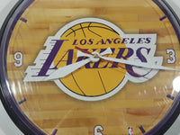 2008 NBA Los Angeles Lakers Basketball Team 12 1/2" Wall Clock