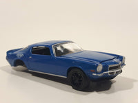 2020 Greenlight Collectibles Detroit Speed Inc. Series 1 1970 Chevrolet Camaro Blue Die Cast Toy Car Vehicle with Opening Hood Missing Rear Wheels