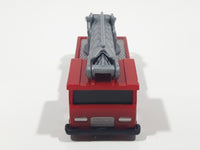 Unknown Brand Fire Truck Red Plastic Die Cast Toy Car Vehicle