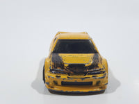 2016 Hot Wheels Night Burnerz Custom '01 Acura Integra GSR Dark Yellow Die Cast Toy Car Vehicle