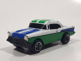 1999 Matchbox '57 Chevrolet Bel Air Hard Top White Green Blue Die Cast Toy Car Vehicle