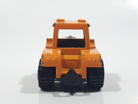 1999 Subway Matchbox Shovel Nose Tractor Dark Yellow Orange Die Cast Toy Car Construction Equipment Front End Loader Vehicle