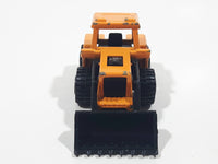 1999 Subway Matchbox Shovel Nose Tractor Dark Yellow Orange Die Cast Toy Car Construction Equipment Front End Loader Vehicle