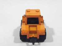 1999 Subway Matchbox Shovel Nose Tractor Dark Yellow Orange Die Cast Toy Car Construction Equipment Front End Loader Vehicle