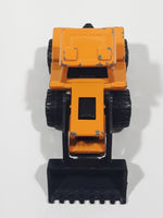 1999 Subway Matchbox Shovel Nose Tractor Dark Yellow Orange Die Cast Toy Car Construction Equipment Front End Loader Vehicle