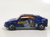 2005 Matchbox Sonic X Pontiac Piranha Dark Blue Die Cast Toy Car Vehicle