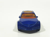 2005 Matchbox Sonic X Pontiac Piranha Dark Blue Die Cast Toy Car Vehicle