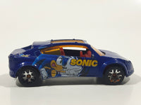 2005 Matchbox Sonic X Pontiac Piranha Dark Blue Die Cast Toy Car Vehicle