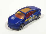 2005 Matchbox Sonic X Pontiac Piranha Dark Blue Die Cast Toy Car Vehicle