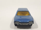 Vintage 1979 Lesney Matchbox Superfast No. 12 Citroen CX Blue Die Cast Toy Car Vehicle with Opening Rear Door