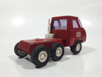 Vintage Buddy L Texaco Semi Tractor Truck Red Pressed Steel Die Cast Toy Car Vehicle Made in Japan