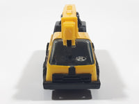 Vintage Tonka Picker Crane Utility Truck Yellow Pressed Steel and Plastic Die Cast Toy Car Vehicle Made in Hong Kong