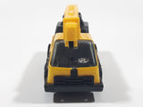 Vintage Tonka Picker Crane Utility Truck Yellow Pressed Steel and Plastic Die Cast Toy Car Vehicle Made in Hong Kong