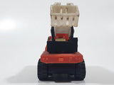 Vintage Tonka Picker Bucket Utility Truck Orange Pressed Steel and Plastic Die Cast Toy Car Vehicle Made in Hong Kong