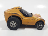 Vintage Tonka Dragster Yellow with Flames Pressed Steel Die Cast Toy Car Vehicle Made in Japan