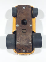 Vintage Tonka Dragster Yellow with Flames Pressed Steel Die Cast Toy Car Vehicle Made in Japan