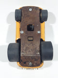 Vintage Tonka Dragster Yellow with Flames Pressed Steel Die Cast Toy Car Vehicle Made in Japan