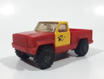 Vintage 1978 Tonka Pickup Truck Red and Yellow Plastic Pressed Steel Die Cast Toy Car Vehicle