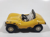 Vintage 1970s Tonka Beach Buggy Yellow Pressed Steel and Plastic Toy Car Vehicle 55340