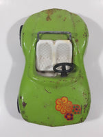 Vintage 1970s Tonka Fun Dune Buggy Lime Green Pressed Steel Toy Car Vehicle Number 52790