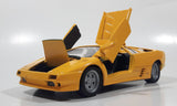 Welly No. 9374 Lamborghini Diablo Yellow 1/24 Scale Die Cast Toy Car Vehicle