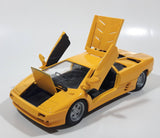 Welly No. 9374 Lamborghini Diablo Yellow 1/24 Scale Die Cast Toy Car Vehicle