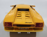 Welly No. 9374 Lamborghini Diablo Yellow 1/24 Scale Die Cast Toy Car Vehicle