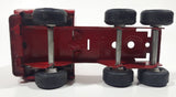 Vintage Tonka Auto Transport Car Carrier Truck Red and White Pressed Steel Die Cast Toy Car Vehicle