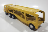 Vintage Tonka Auto Transport Car Carrier Truck Yellow Pressed Steel Die Cast Toy Car Vehicle