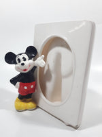 Vintage Disney Japan 3D Mickey Mouse 4" x 5" Ceramic Photo Picture Frame