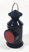 Avon Captain's Lantern 1864 Oland Wild Country After Shave 5 1/2" Tall 7 Fl Oz Black Glass Bottle