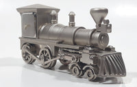 Breeze Collection Train Engine Locomotive 4 1/4" Long Heavy Metal Clock