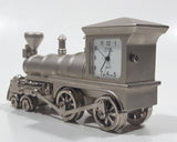 Breeze Collection Train Engine Locomotive 4 1/4" Long Heavy Metal Clock