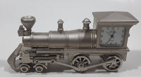 Breeze Collection Train Engine Locomotive 4 1/4" Long Heavy Metal Clock