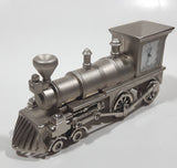 Breeze Collection Train Engine Locomotive 4 1/4" Long Heavy Metal Clock