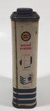 Vintage Gold Seal Wood Cream Free Sample 25 Cents 4 1/8" Tall Tin Metal Container 4 Fluid Ounces