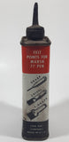 Vintage Marsh T-Grade Black Ink Best For All Felt-Point Pens and Felt Tip Markers 4 1/4" Tall Tin Metal Container 4 Fluid Ounces