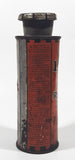 Rare Antique X Laboratories HX Liquid Repairs Leaky Radiator Orange 6 1/4" Tall Tin Metal Container 75 Cents Size For Fords Chevrolets Etc.