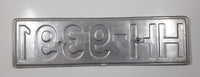 Vintage Western Germany Local Official AMT Fur Verkehr Hamburg Metal Vehicle License Plate Tag HH - 9391