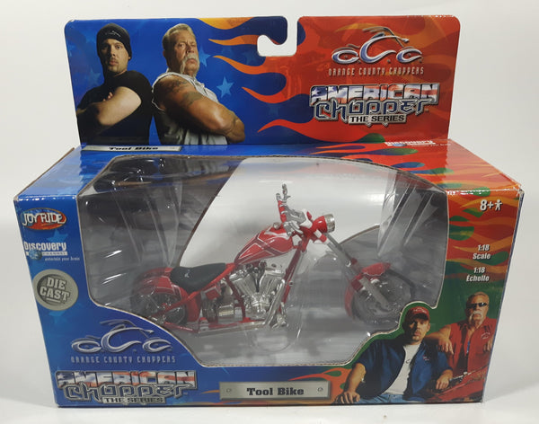 2005 RC2 Joy Ride Discovery Channel Orange County Choppers American Chopper The Series Tool Bike Motor Cycle 1/18 Scale Die Cast Toy Vehicle New in Package