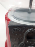 Vintage Carousel Brand Metal and Glass Globe Gumball Machine Candy Dispenser 11 1/2" Tall