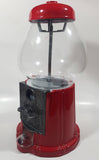 Vintage Carousel Brand Metal and Glass Globe Gumball Machine Candy Dispenser 11 1/2" Tall