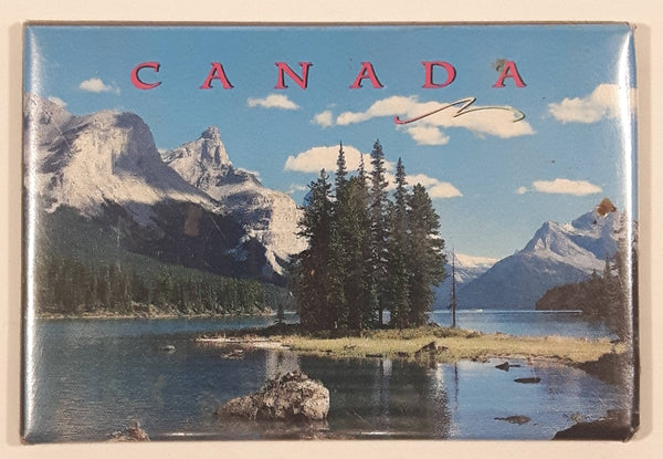 Moraine Lake Alberta Canada 2 1/8" x 3 1/8" Fridge Magnet