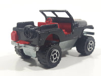 Majorette Jeep CJ 4x4 No. 290 & No. 244 Black 1/54 Scale Die Cast Toy Car Vehicle