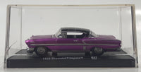 M2 Machines Auto Drivers 1958 Chevrolet Impala Pink Purple 1/64 Scale Die Cast Toy Car Vehicle in Case R37 16-07