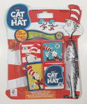 2003 Universal Studios Dr. Seuss' The Cat In The Hat Movie Film Magnetic Clips Set of 4 New in Package