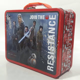 2017 Star Wars The Last Jedi Join The Resistance Embossed Tin Metal Lunch Box