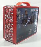 2017 Star Wars The Last Jedi Join The Resistance Embossed Tin Metal Lunch Box